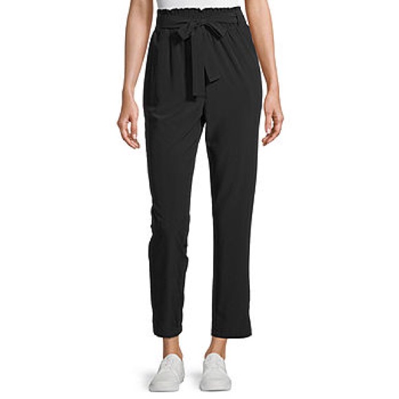 Nwot Banana Republic Tie Waist Tapered Trousers, Size Small